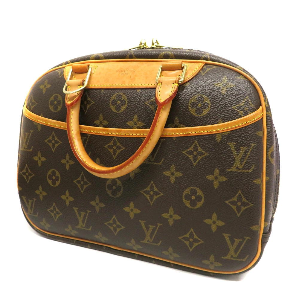 Louis Vuitton Trouville handbag iconic brown Monogram canvas